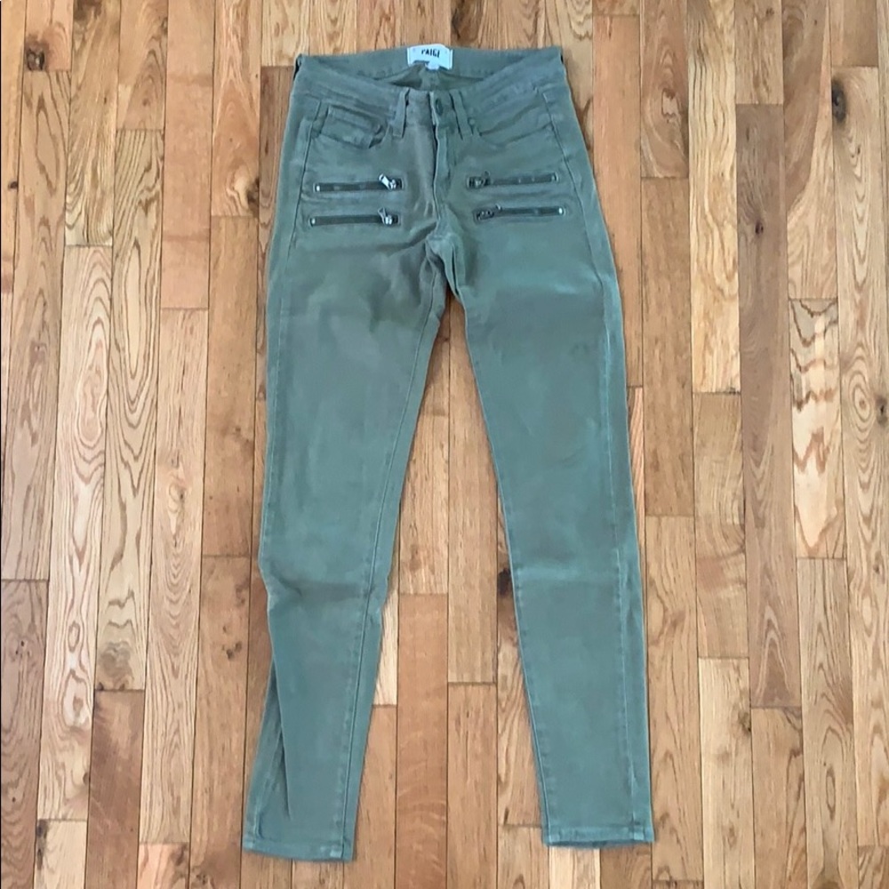 Paige Edgemont Green Denim